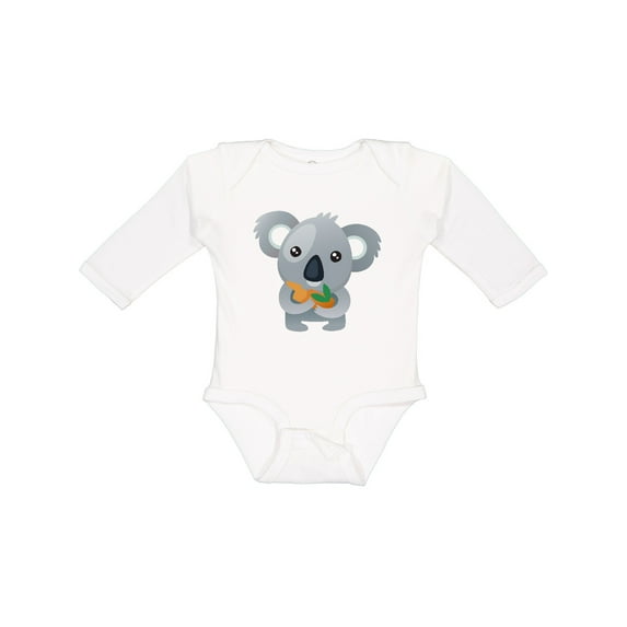 Inktastic Cute Koala Bear Boys or Girls Long Sleeve Baby Bodysuit