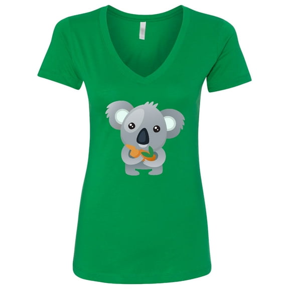 Inktastic Cute Koala Bear Women's V-Neck T-Shirt