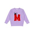 thumbnail image 1 of Inktastic Cute Lady Bug Initial M Toddler Sweatshirt, 1 of 4