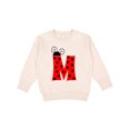 thumbnail image 1 of Inktastic Cute Lady Bug Initial M Toddler Sweatshirt, 1 of 4