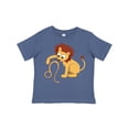thumbnail image 1 of Inktastic Cute Leo the Lion Zodiac Sign Boys or Girls Toddler T-Shirt, 1 of 5