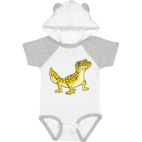 Inktastic Cute Leopard Gecko Boys or Girls Baby Bodysuit