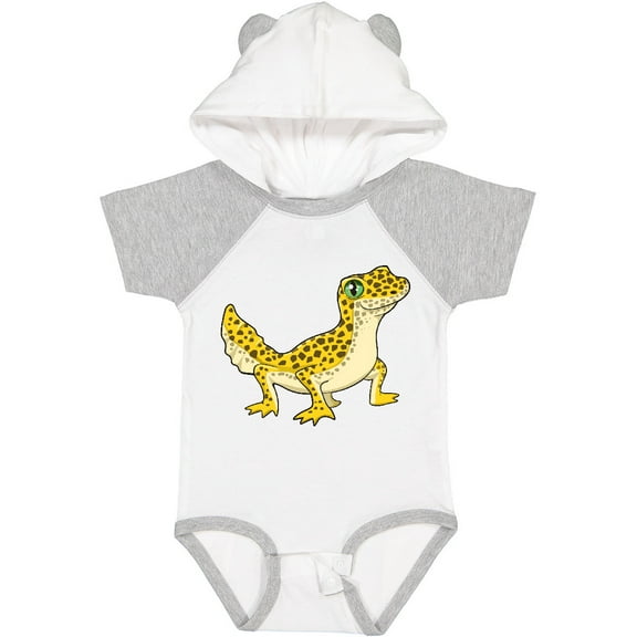 Inktastic Cute Leopard Gecko Boys or Girls Baby Bodysuit