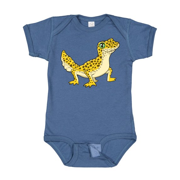 Inktastic Cute Leopard Gecko Boys or Girls Baby Bodysuit