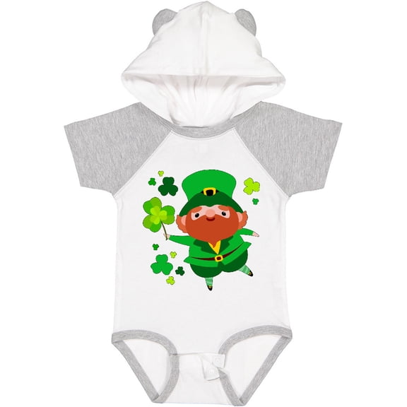 Inktastic Cute Leprechaun for St. Patrick's Day Boys or Girls Baby Bodysuit