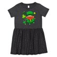 thumbnail image 1 of Inktastic Cute Leprechaun for St. Patrick's Day Girls Toddler Dress, 1 of 5