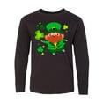 thumbnail image 1 of Inktastic Cute Leprechaun for St. Patrick's Day Long Sleeve Youth T-Shirt, 1 of 5