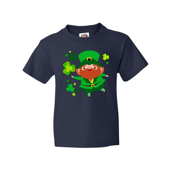 Inktastic Cute Leprechaun for St. Patrick's Day Youth T-Shirt