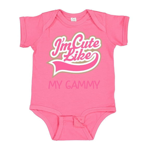 Inktastic Cute Like My Gammy Girls Baby Bodysuit