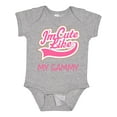 thumbnail image 1 of Inktastic Cute Like My Gammy Girls Baby Bodysuit, 1 of 5