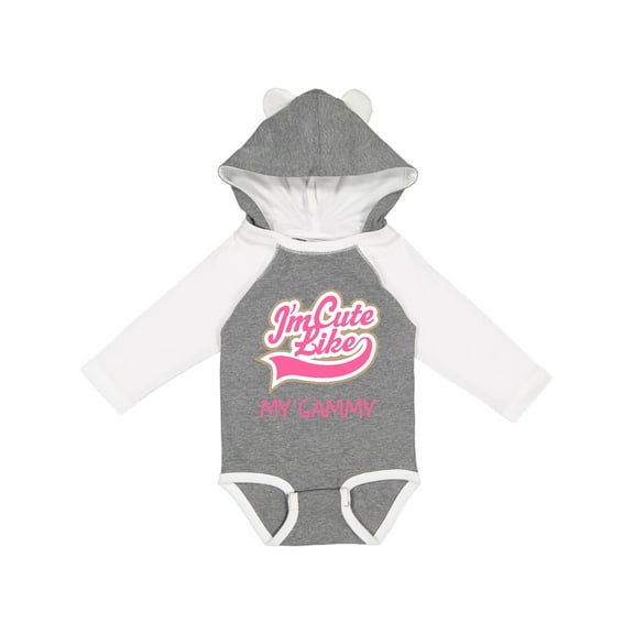 Inktastic Cute Like My Gammy Girls Long Sleeve Baby Bodysuit
