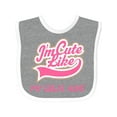 thumbnail image 1 of Inktastic Cute Like My Great Aunt Girls Baby Bib, 1 of 4