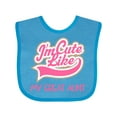 thumbnail image 1 of Inktastic Cute Like My Great Aunt Girls Baby Bib, 1 of 4