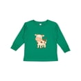 thumbnail image 1 of Inktastic Cute Lil' Cow Boys or Girls Long Sleeve Toddler T-Shirt, 1 of 5
