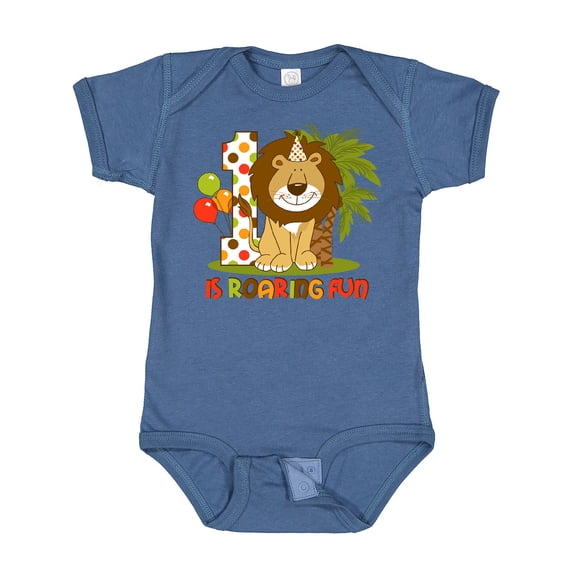 Inktastic Cute Lion 1st Birthday Boys Baby Bodysuit