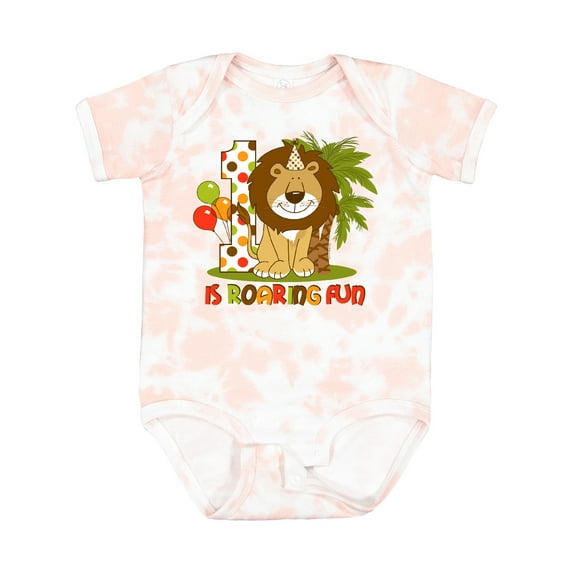 Inktastic Cute Lion 1st Birthday Boys Baby Bodysuit