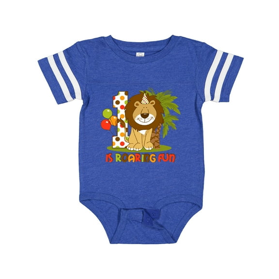 Inktastic Cute Lion 1st Birthday Boys Baby Bodysuit