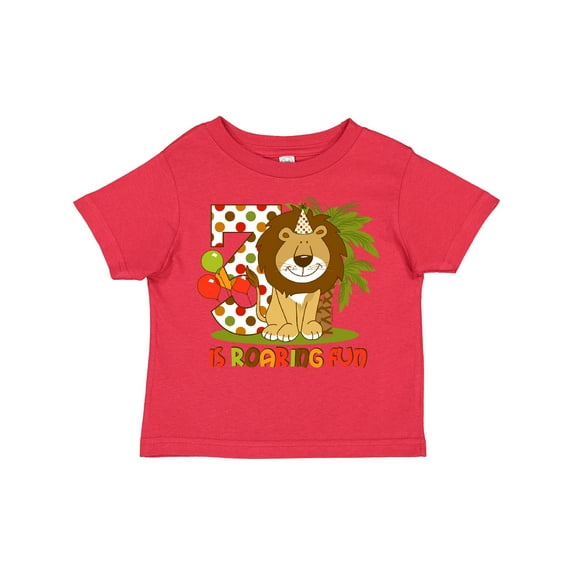 Inktastic Cute Lion 3rd Birthday Boys Toddler T-Shirt