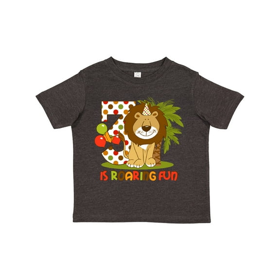 Inktastic Cute Lion 3rd Birthday Boys Toddler T-Shirt