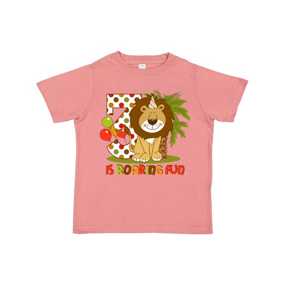Inktastic Cute Lion 3rd Birthday Boys Toddler T-Shirt