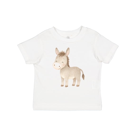 Inktastic Cute Little Donkey Boys or Girls Toddler T-Shirt