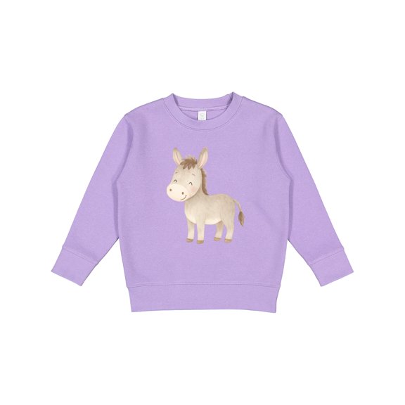 Inktastic Cute Little Donkey Toddler Sweatshirt