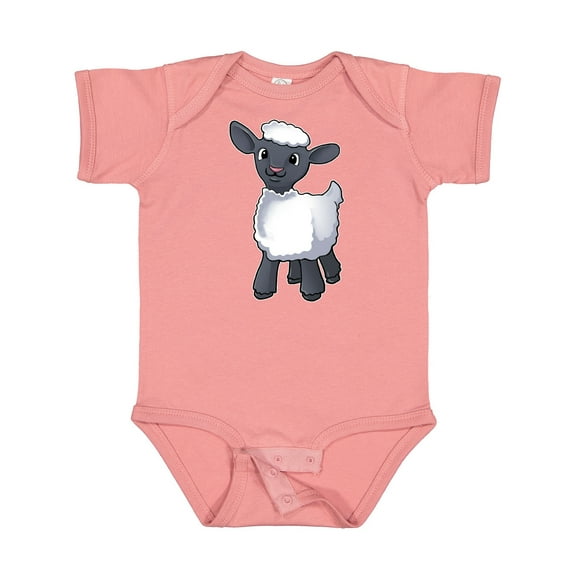 Inktastic Cute Little Lamb Boys or Girls Baby Bodysuit