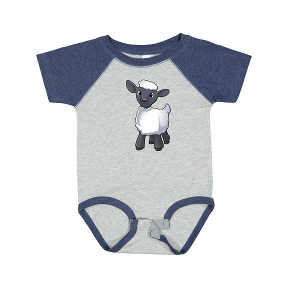 Inktastic Cute Little Lamb Boys or Girls Baby Bodysuit