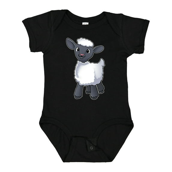 Inktastic Cute Little Lamb Boys or Girls Baby Bodysuit