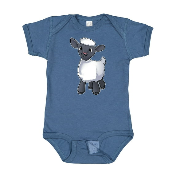 Inktastic Cute Little Lamb Boys or Girls Baby Bodysuit