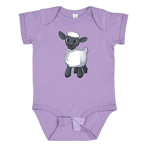 Inktastic Cute Little Lamb Boys or Girls Baby Bodysuit