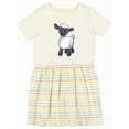 thumbnail image 1 of Inktastic Cute Little Lamb Girls Toddler Dress, 1 of 5