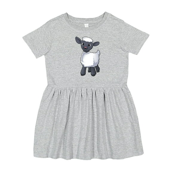 Inktastic Cute Little Lamb Girls Toddler Dress