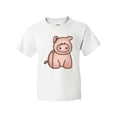 thumbnail image 1 of Inktastic Cute Little Pig Youth T-Shirt, 1 of 5