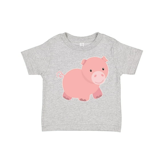 Inktastic Cute Little Pink Farm Pig Boys or Girls Toddler T-Shirt