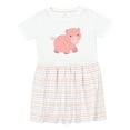 thumbnail image 1 of Inktastic Cute Little Pink Farm Pig Girls Toddler Dress, 1 of 5