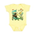 thumbnail image 1 of Inktastic Cute Lizards Hanging out Boys or Girls Baby Bodysuit, 1 of 5