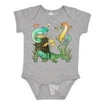 thumbnail image 1 of Inktastic Cute Lizards Hanging out Boys or Girls Baby Bodysuit, 1 of 5