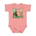 thumbnail image 1 of Inktastic Cute Lizards Hanging out Boys or Girls Baby Bodysuit, 1 of 5