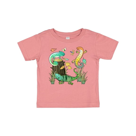 Inktastic Cute Lizards Hanging out Boys or Girls Baby T-Shirt
