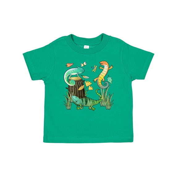 Inktastic Cute Lizards Hanging out Boys or Girls Baby T-Shirt