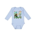 thumbnail image 1 of Inktastic Cute Lizards Hanging out Boys or Girls Long Sleeve Baby Bodysuit, 1 of 5