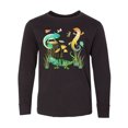 thumbnail image 1 of Inktastic Cute Lizards Hanging out Long Sleeve Youth T-Shirt, 1 of 5