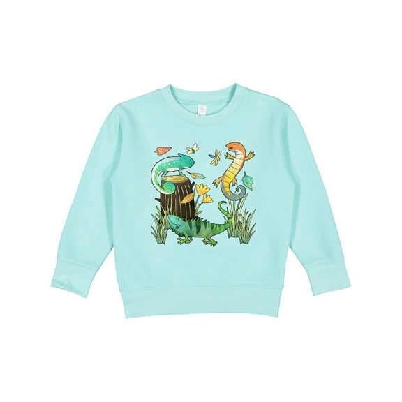 Inktastic Cute Lizards Hanging out Toddler Sweatshirt