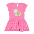 thumbnail image 1 of Inktastic Cute Llama with Colorful Blanket Gift Baby Girl Dress, 1 of 4