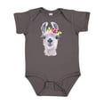 thumbnail image 1 of Inktastic Cute Llama with Flower Boys or Girls Baby Bodysuit, 1 of 5