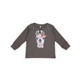 thumbnail image 1 of Inktastic Cute Llama with Flower Boys or Girls Long Sleeve Toddler T-Shirt, 1 of 5