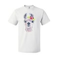 thumbnail image 1 of Inktastic Cute Llama with Flower T-Shirt, 1 of 5