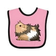 thumbnail image 1 of Inktastic Cute Long Haired Guinea Pig Boys or Girls Baby Bib, 1 of 4