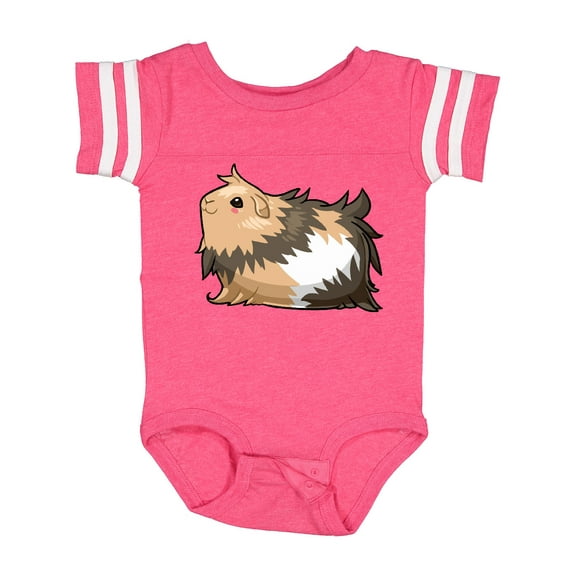 Inktastic Cute Long Haired Guinea Pig Boys or Girls Baby Bodysuit